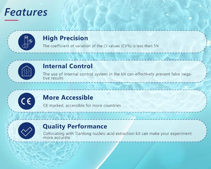 Tính năng Kit PCR phát hiện viêm phổi Mycoplasma Pneumoniae (MP)